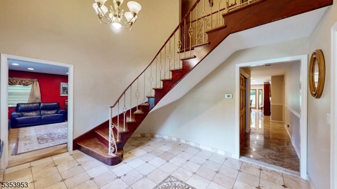 Chandelier, Interior, Recessed Lighting, Wood Texture Flooring