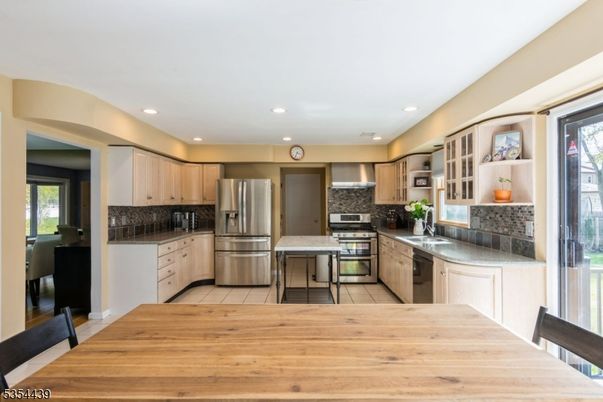 Interior, Kitchen, Recessed Lighting, Stainless Steel Appliances