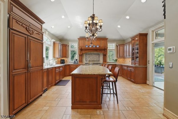Chandelier, Interior, Kitchen, Recessed Lighting