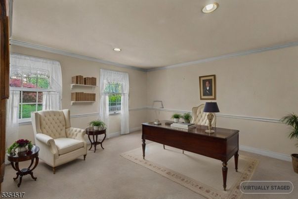 Home Office, Interior, Recessed Lighting