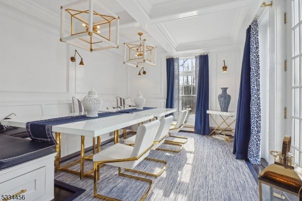 Dining room, Interior, Pendant Lights