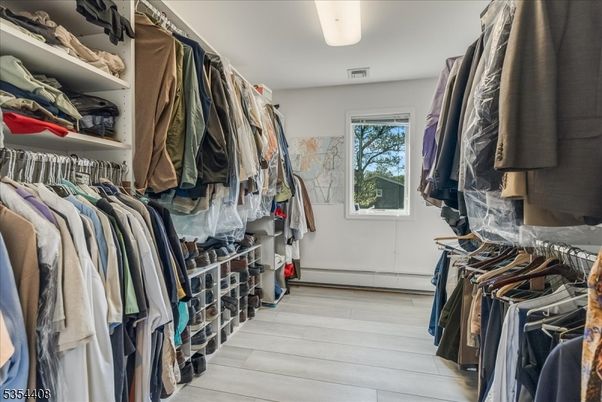 Interior, Walk-in Closets, Wood Texture Flooring