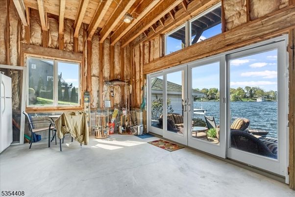 Interior, Sun Room, Water, Wooden Beams, Wooden Ceilings, Wooden Walls