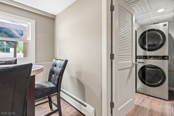 Interior, Recessed Lighting, Utility Closets, Washer, Wood Texture Flooring