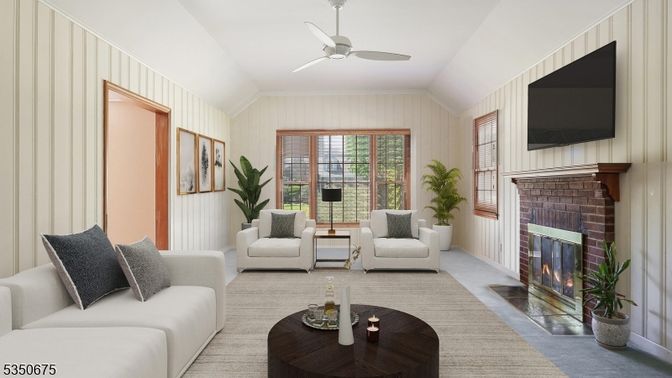 Fireplace, Interior, Living room