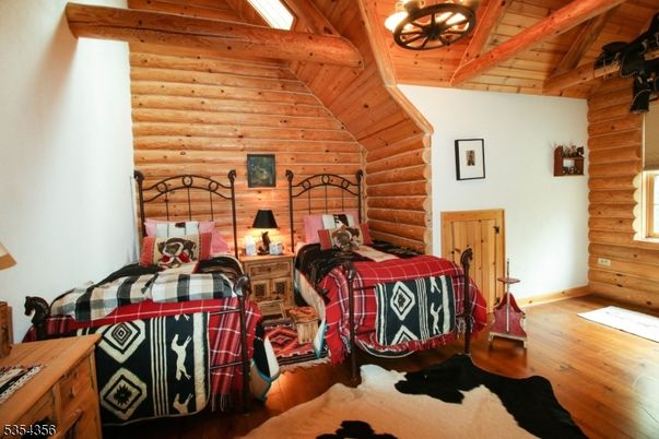 Bedroom, Interior, Wooden Beams, Wooden Ceilings, Wood Texture Flooring, Wooden Walls