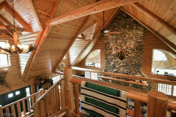Chandelier, Interior, Stone Walls, Wooden Beams, Wooden Ceilings, Wooden Walls