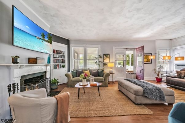 Fireplace, Interior, Living room, Wood Texture Flooring