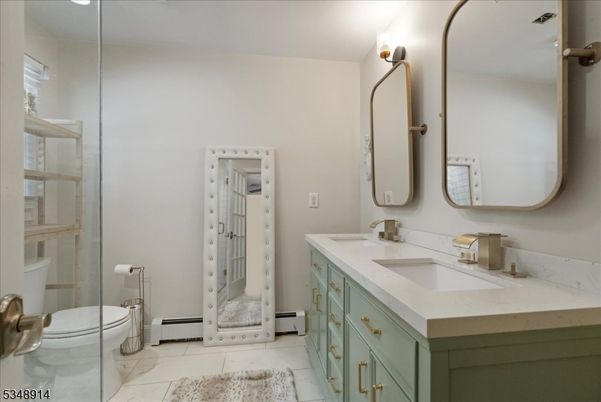 Bathroom, Dual Sink Vanities, Interior, Marble