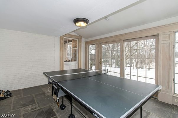 Game Room, Interior, Stone Walls