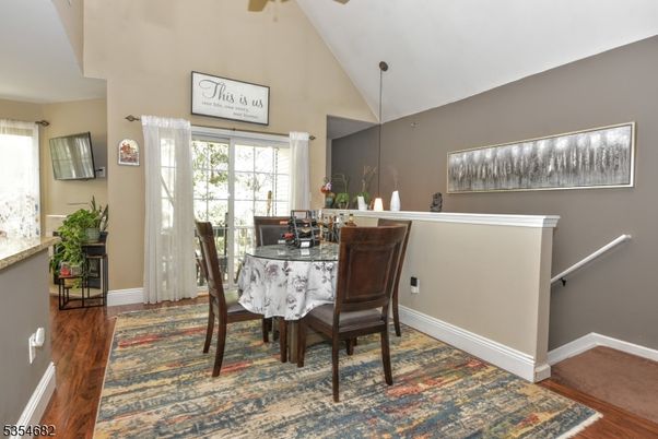Dining room, Interior, Wood Texture Flooring