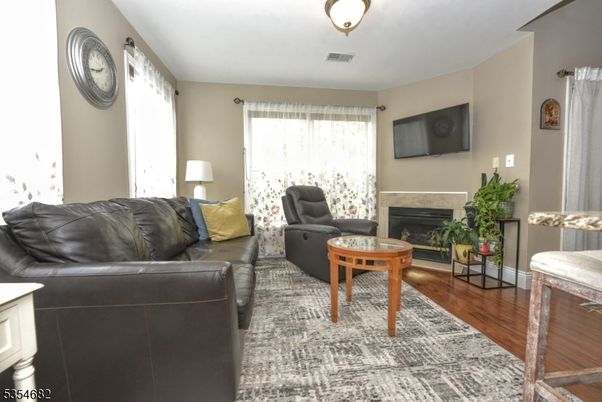 Fireplace, Interior, Living room, Wood Texture Flooring