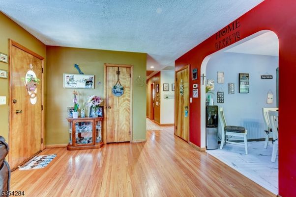 Interior, Marble, Recessed Lighting, Wood Texture Flooring