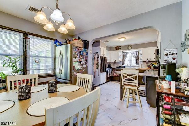 Dining room, Interior, Kitchen, Marble