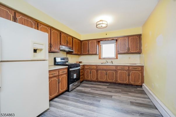 Interior, Kitchen, Wood Texture Flooring