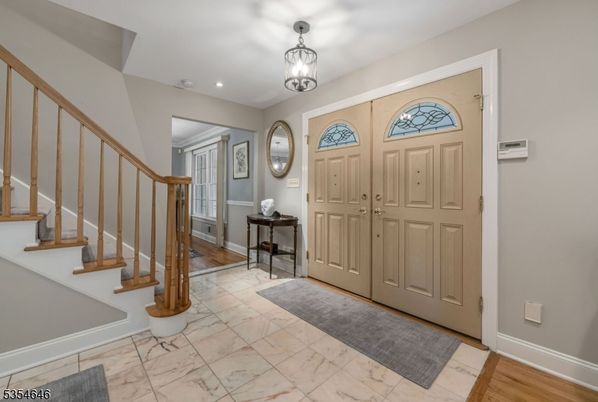Interior, Marble, Recessed Lighting, Wood Texture Flooring