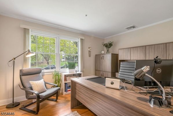 Home Office, Interior, Wood Texture Flooring