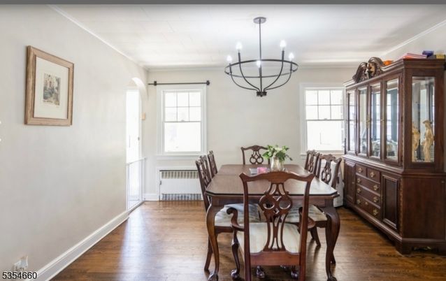 Chandelier, Dining room, Interior, Pendant Lights, Wood Texture Flooring