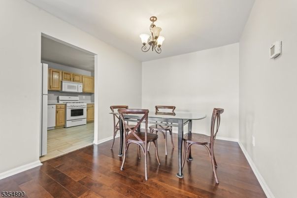Chandelier, Dining room, Interior, Kitchen, Wood Texture Flooring