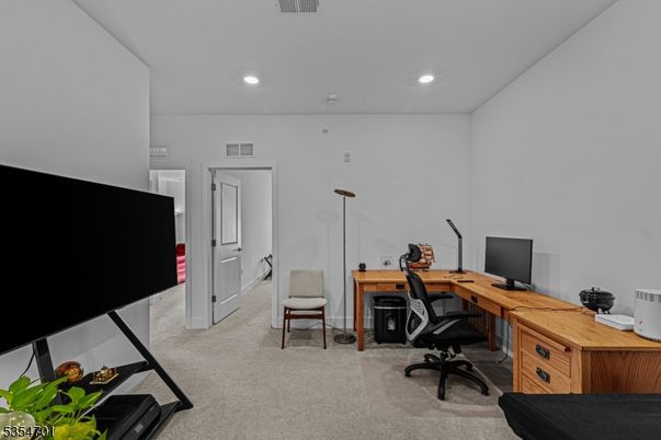 Home Office, Interior, Recessed Lighting