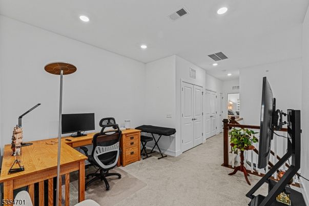 Home Office, Interior, Recessed Lighting