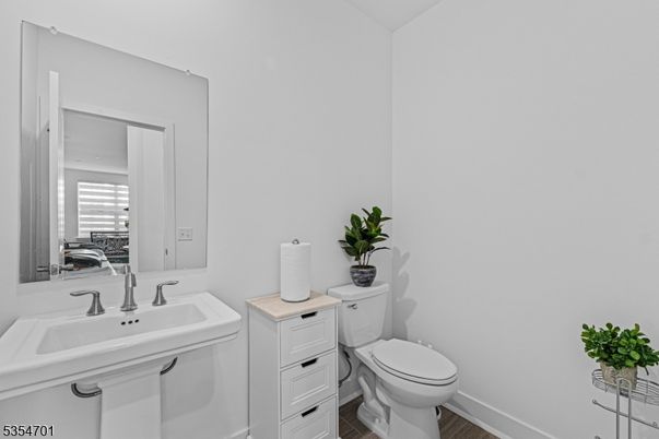 Bathroom, Interior, Wood Texture Flooring