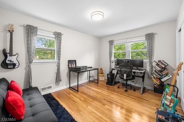 Home Office, Interior, Wood Texture Flooring