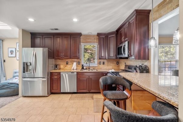 Interior, Kitchen, Recessed Lighting, Stainless Steel Appliances