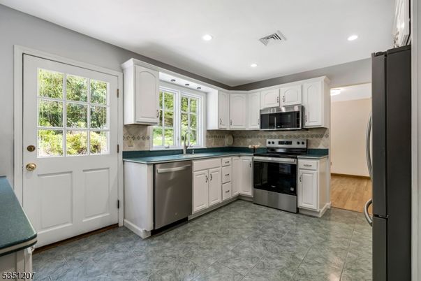 Interior, Kitchen, Recessed Lighting, Stainless Steel Appliances