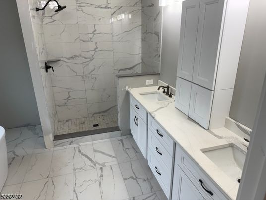 Bathroom, Dual Sink Vanities, Interior, Marble, Marble Walls