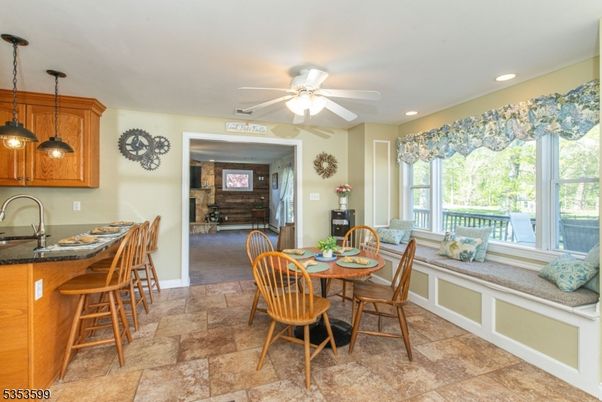 Dining room, Interior, Kitchen, Pendant Lights, Recessed Lighting