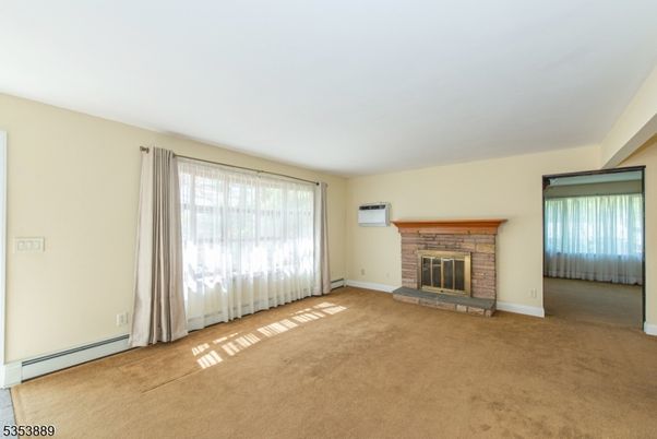 Empty room, Fireplace, Interior