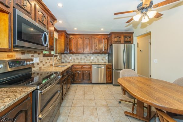Interior, Kitchen, Recessed Lighting, Stainless Steel Appliances