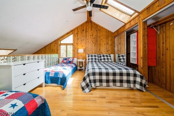 Bedroom, Interior, Wood Texture Flooring, Wooden Walls