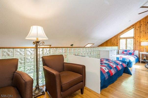 Bedroom, Interior, Wood Texture Flooring, Wooden Walls