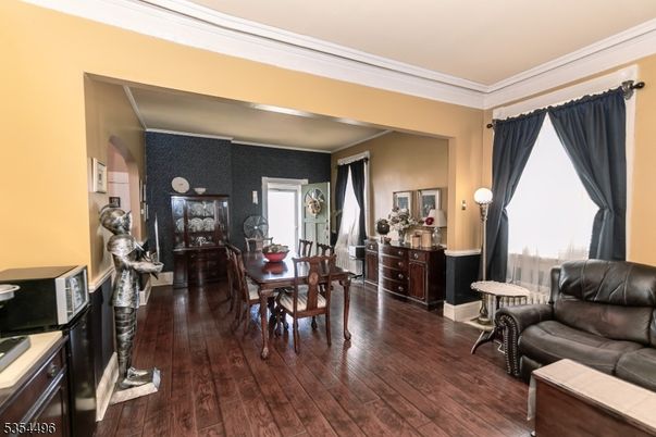 Dining room, Interior, Wood Texture Flooring