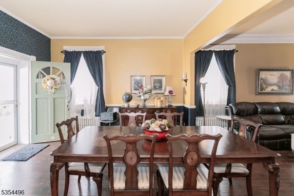 Dining room, Interior, Wood Texture Flooring