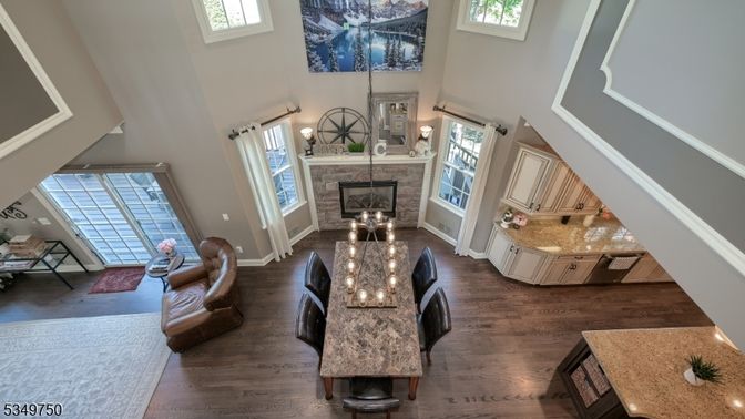 Fireplace, Interior, Living room, Wood Texture Flooring