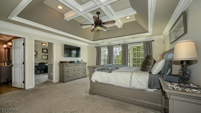 Bedroom, Interior, Recessed Lighting