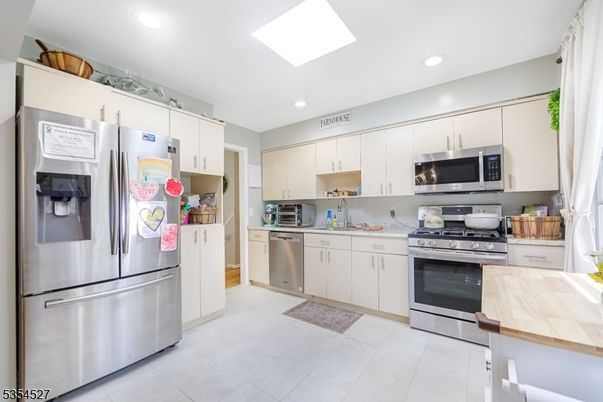 Interior, Kitchen, Recessed Lighting, Stainless Steel Appliances