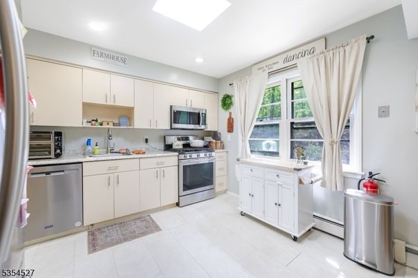 Interior, Kitchen, Recessed Lighting, Stainless Steel Appliances