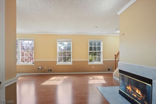 Empty room, Fireplace, Interior, Wood Texture Flooring