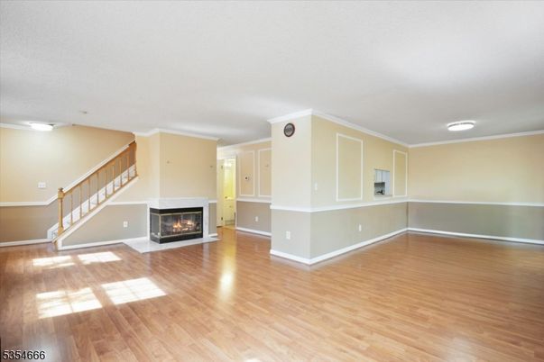 Empty room, Fireplace, Interior, Wood Texture Flooring