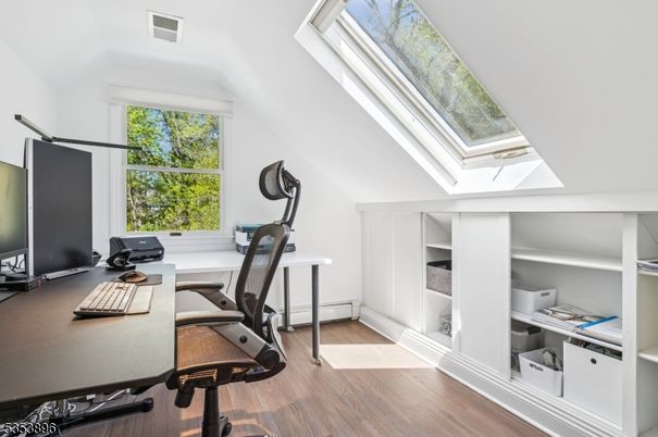 Home Office, Interior, Wood Texture Flooring