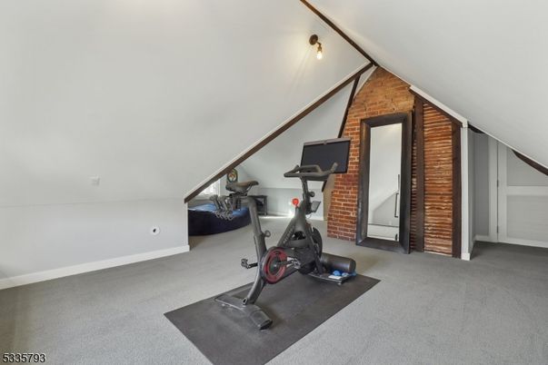 Fitness Equipment, Interior, Stone Walls