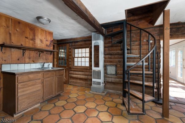 Interior, Wooden Walls