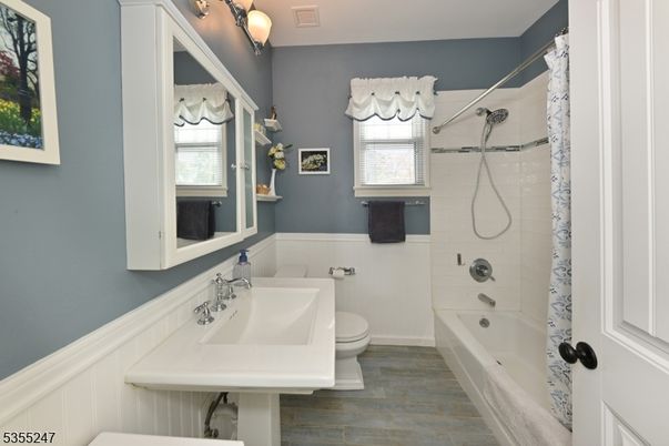 Bathroom, Interior, Wood Texture Flooring