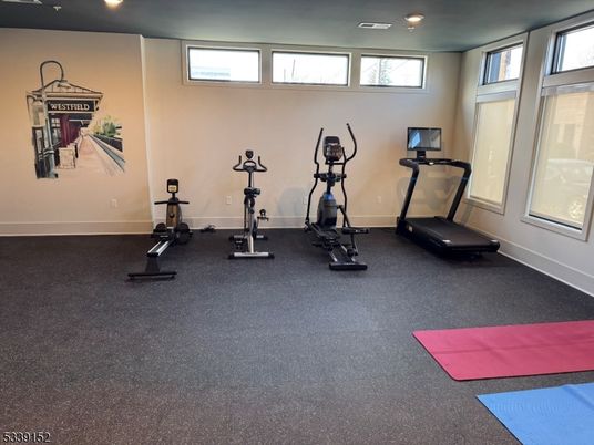 Fitness Equipment, Interior, Recessed Lighting