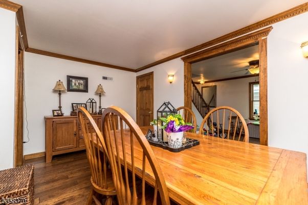 Dining room, Interior, Wood Texture Flooring
