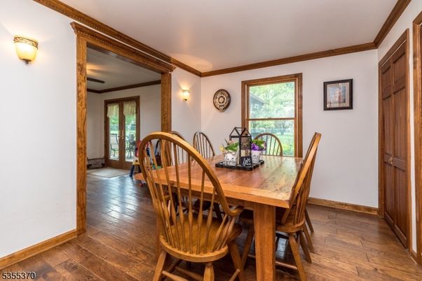 Dining room, Interior, Wood Texture Flooring